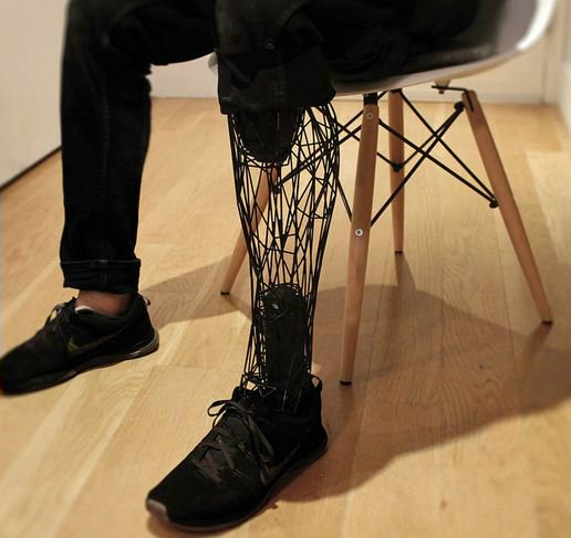 Exo-Prosthetic leg протез сделан на 3d принтере